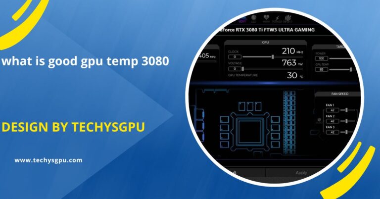 what is good gpu temp 3080