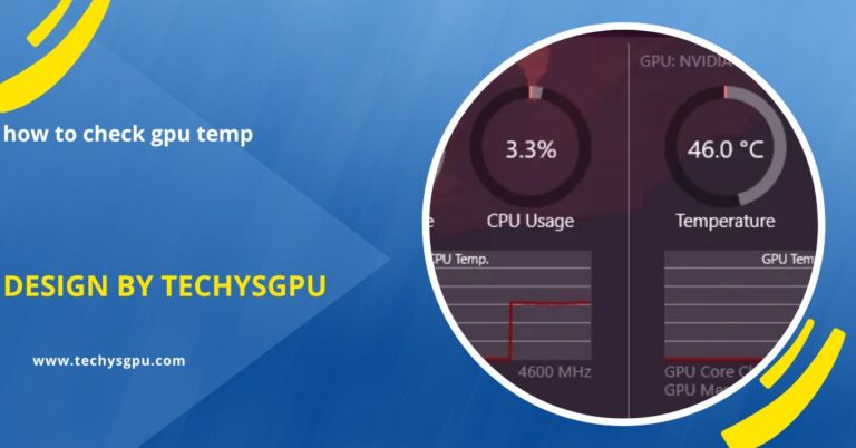 how to check gpu temp