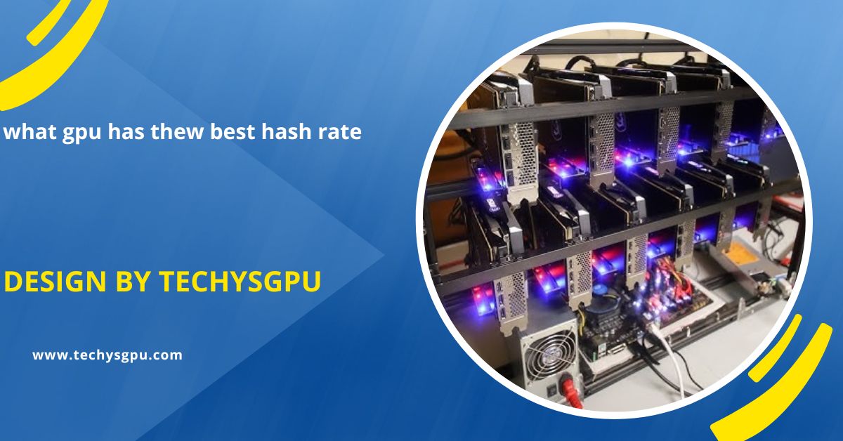 what gpu has thew best hash rate