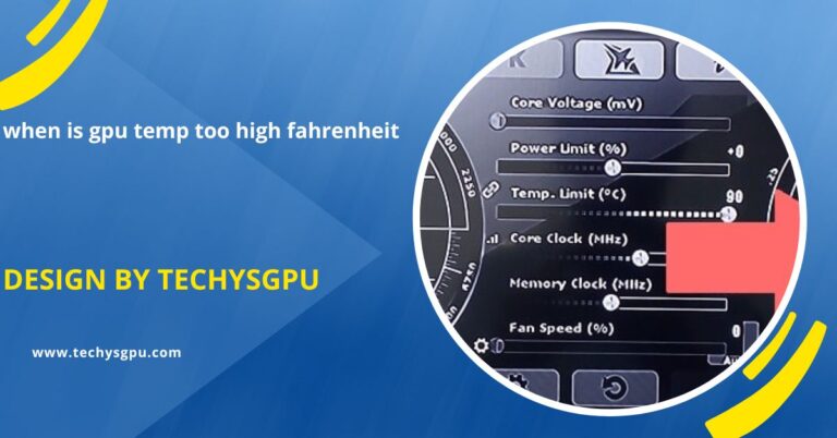 when is gpu temp too high fahrenheit