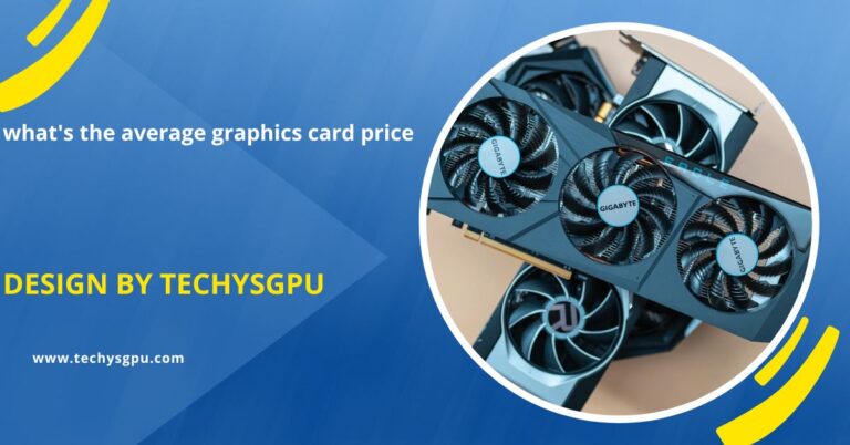 what's the average graphics card price