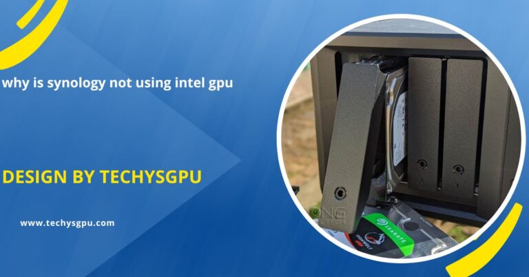 why is synology not using intel gpu