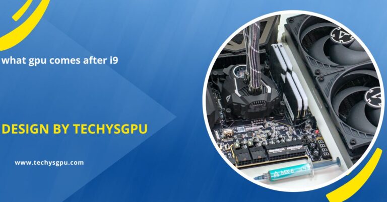 what gpu comes after i9