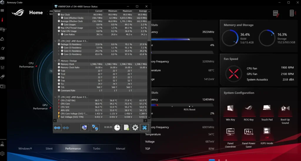 What is Idle Temperature